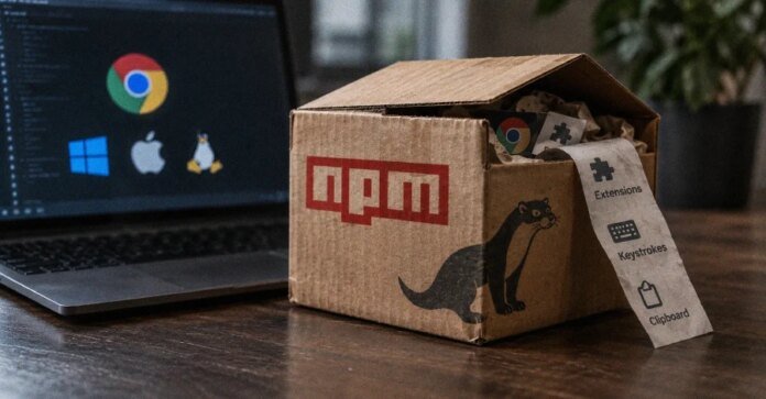 WeaselBiscuit Stealer: 13 npm Packages Exploit Chrome Extensions to Harvest Data